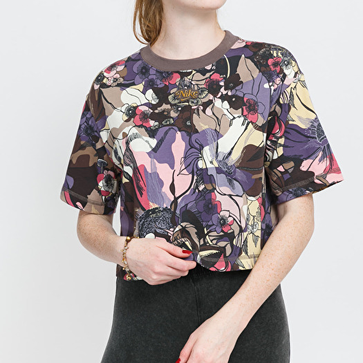 T-shirts Nike W NSW Femme Top SS AOP Multicolor Footshop