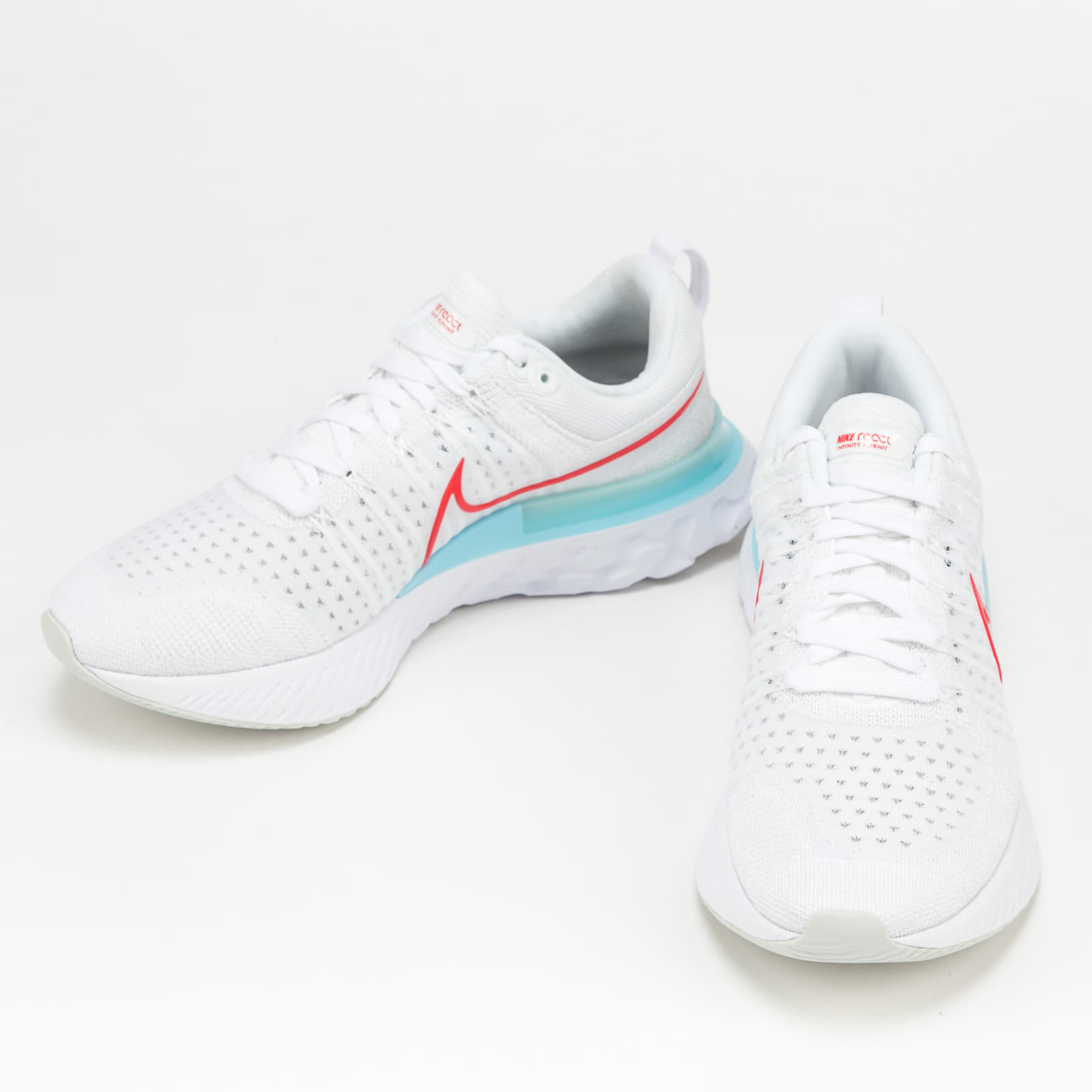 Férfi cipők Nike React Infinity Run FK 2 White/ Chile Red - Glacier Ice