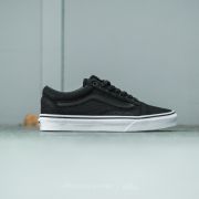Men s shoes Vans Old Skool Premium Leather Black True White