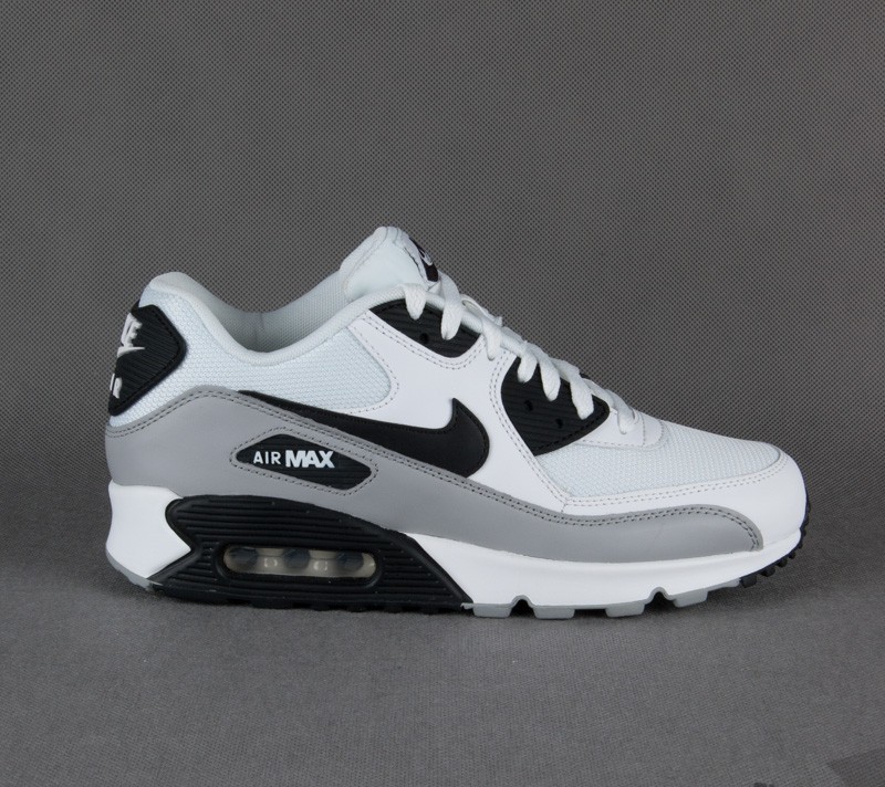 Shoes Nike Air Max 90 Essential White/Black-Mtt Silver-Neutral Grey