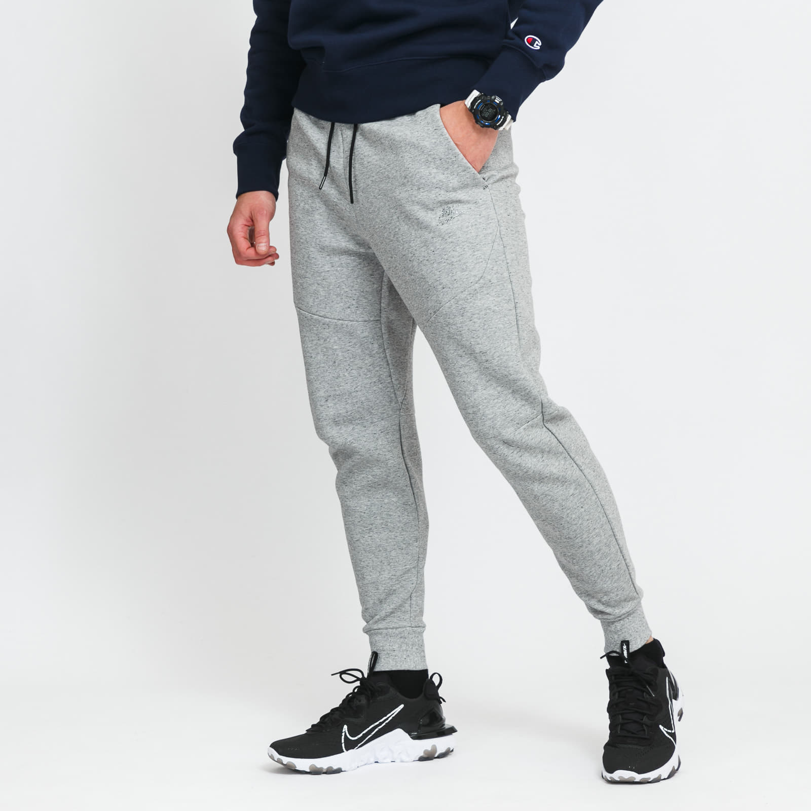 Džíny a kalhoty Nike M NSW Tech Fleece Jogger Revival Melange Gray