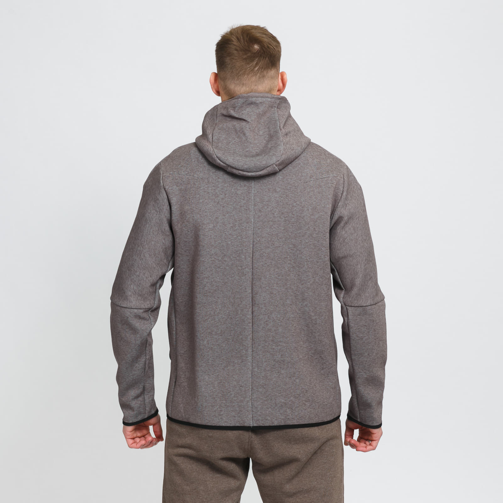 Hupparit ja collegepaidat Nike M NSW Tech Fleece FZ Hoody Melange Brown