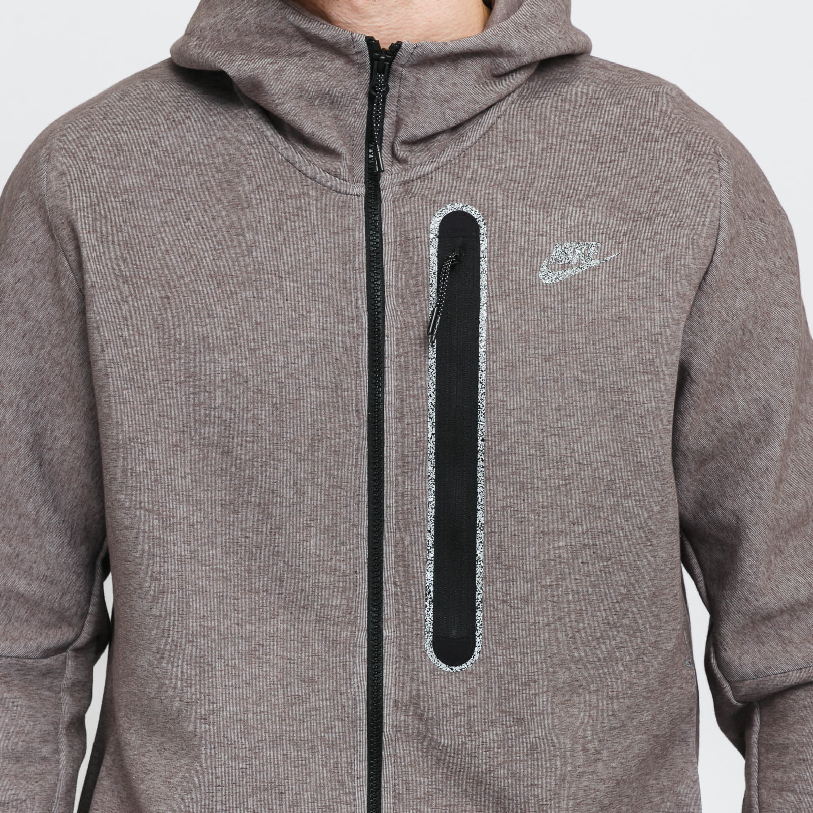 Hupparit ja collegepaidat Nike M NSW Tech Fleece FZ Hoody Melange Brown