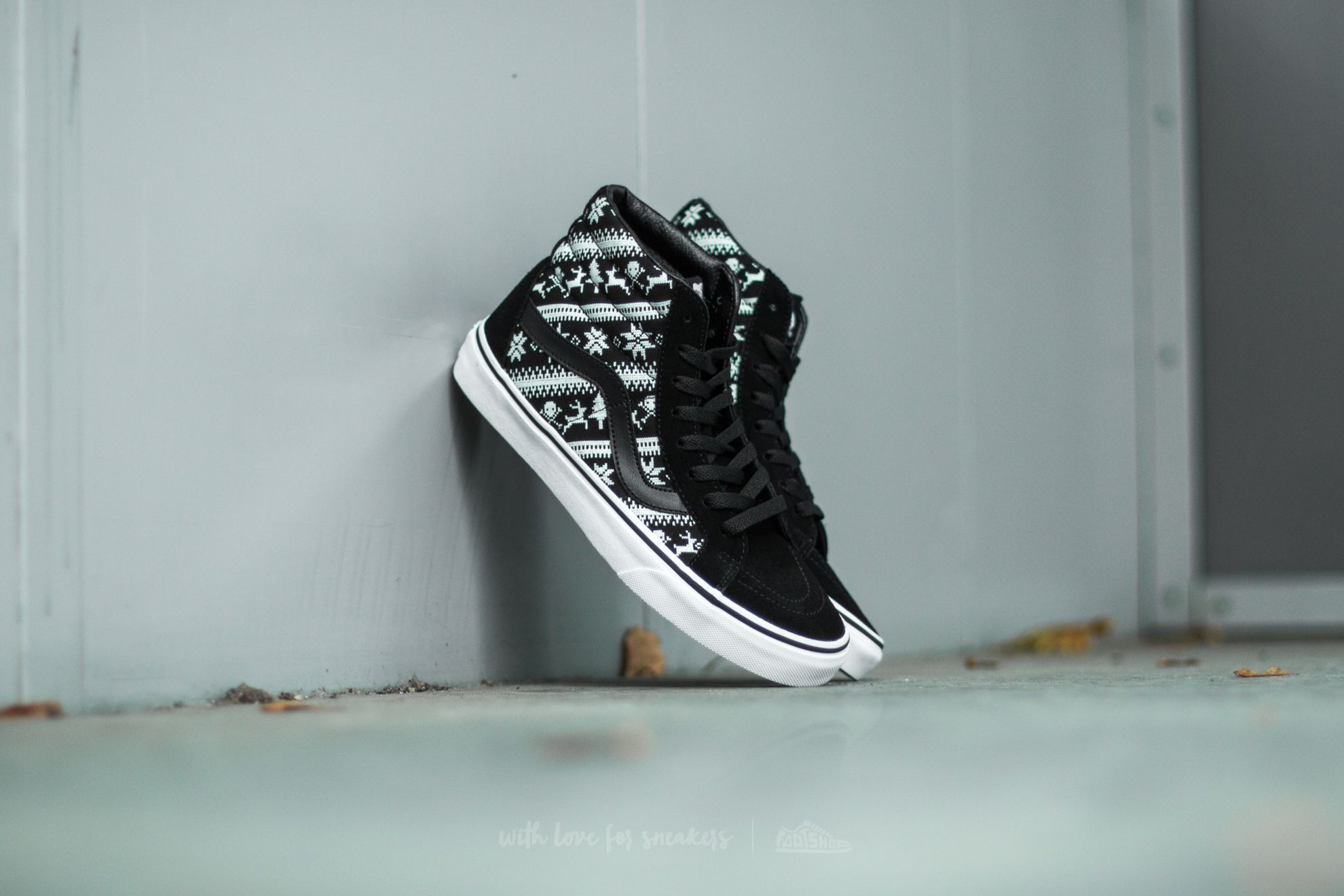 Damen Sneaker und Schuhe Vans Sk8 Hi Reissue Fair Isle Black True White Footshop