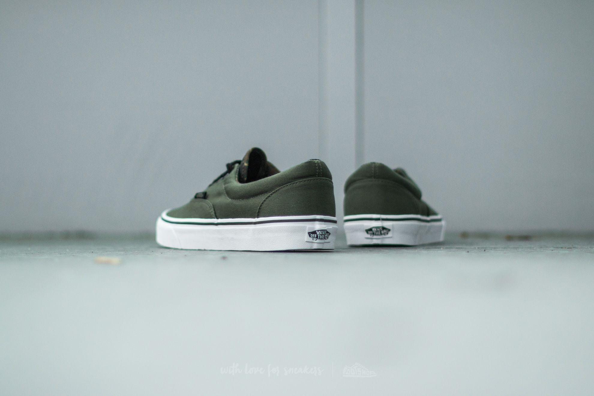 Herren Sneaker und Schuhe Vans Era Vintage Camo Ivy Green Black Footshop