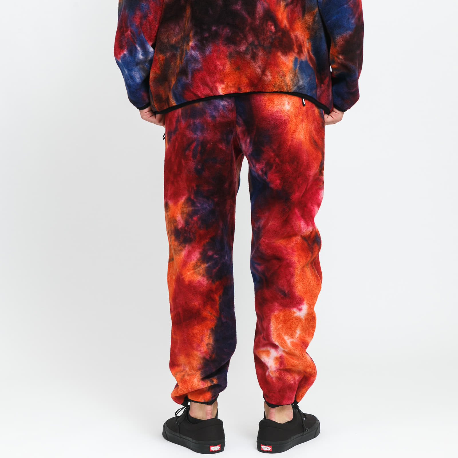 Pants PLEASURES Caffeine Polar Fleece Pant Orange/ Navy/ Purple/ Bordeaux
