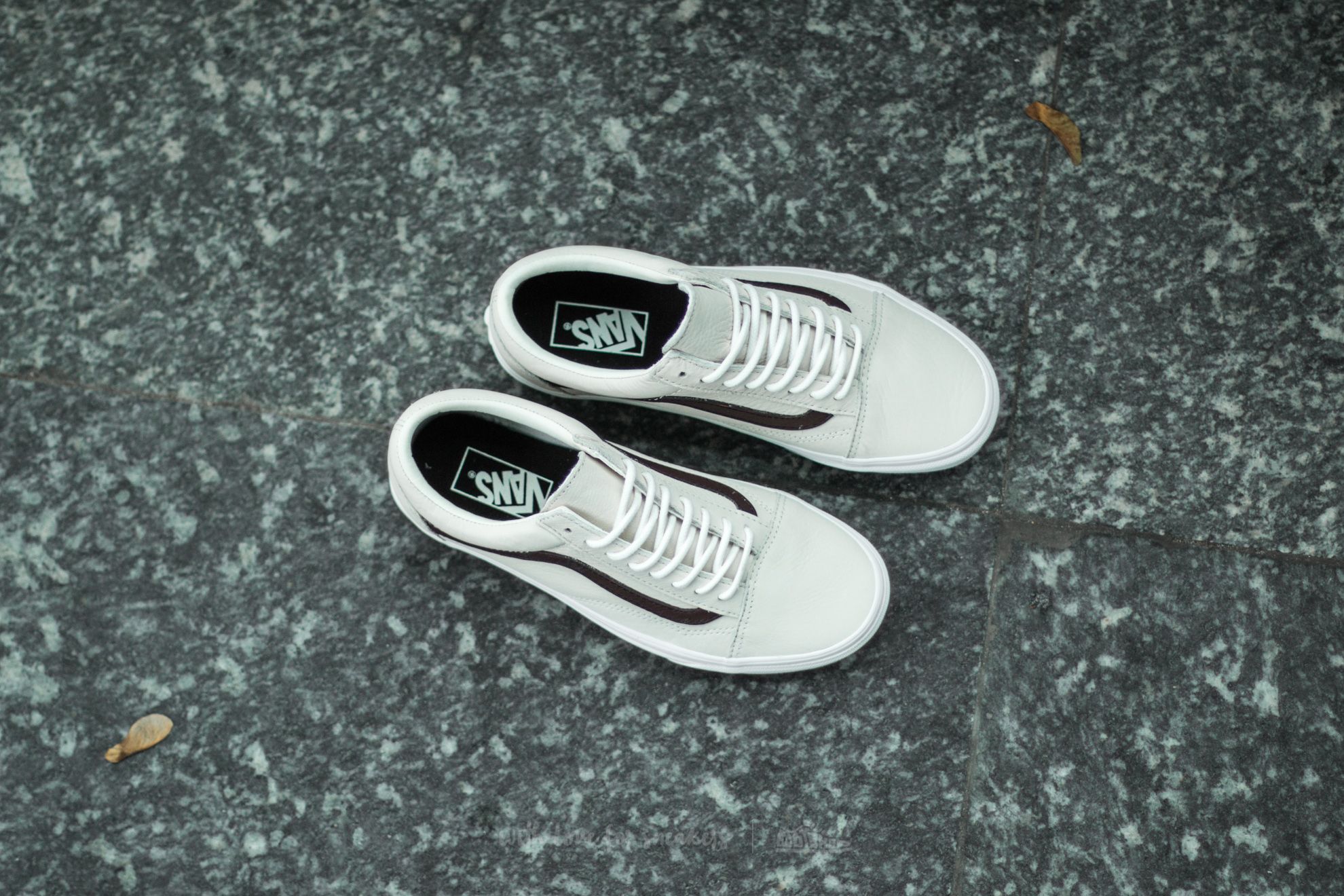 Vans old skool deals zip blanche