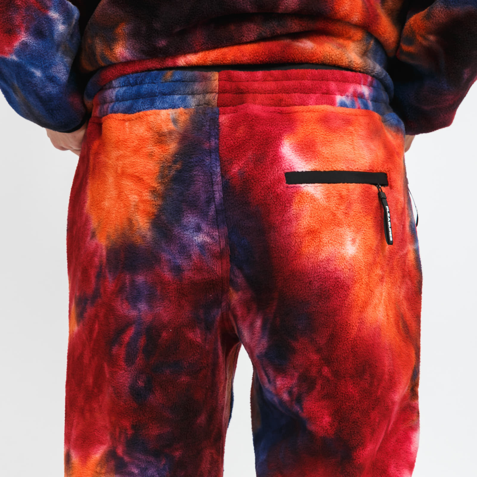 Pants PLEASURES Caffeine Polar Fleece Pant Orange/ Navy/ Purple/ Bordeaux
