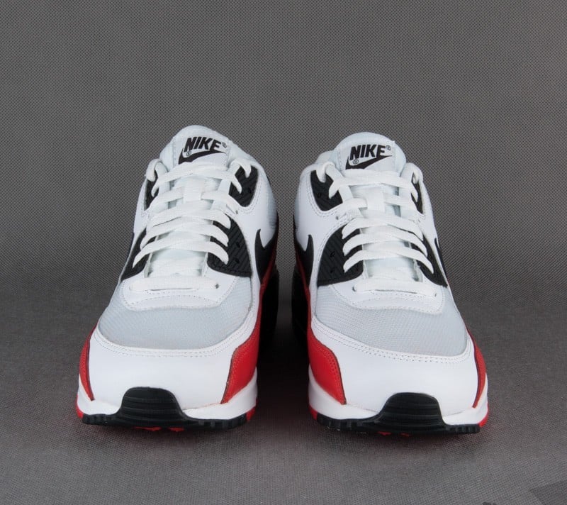 Zapatos Nike Air Max 90 Essential White/Black-Lt Crmsn-Neutral Grey