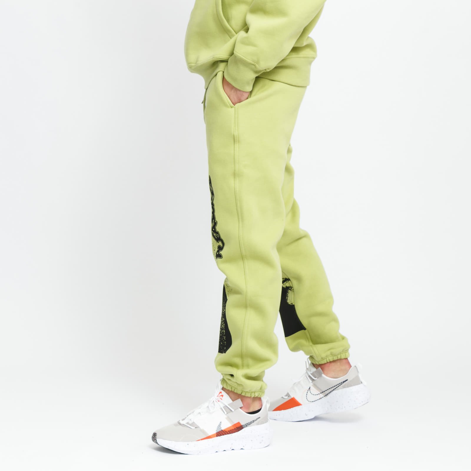 Bukser PLEASURES Backbone Sweatpants Green