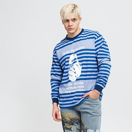 Pleasures striped shirt on sale