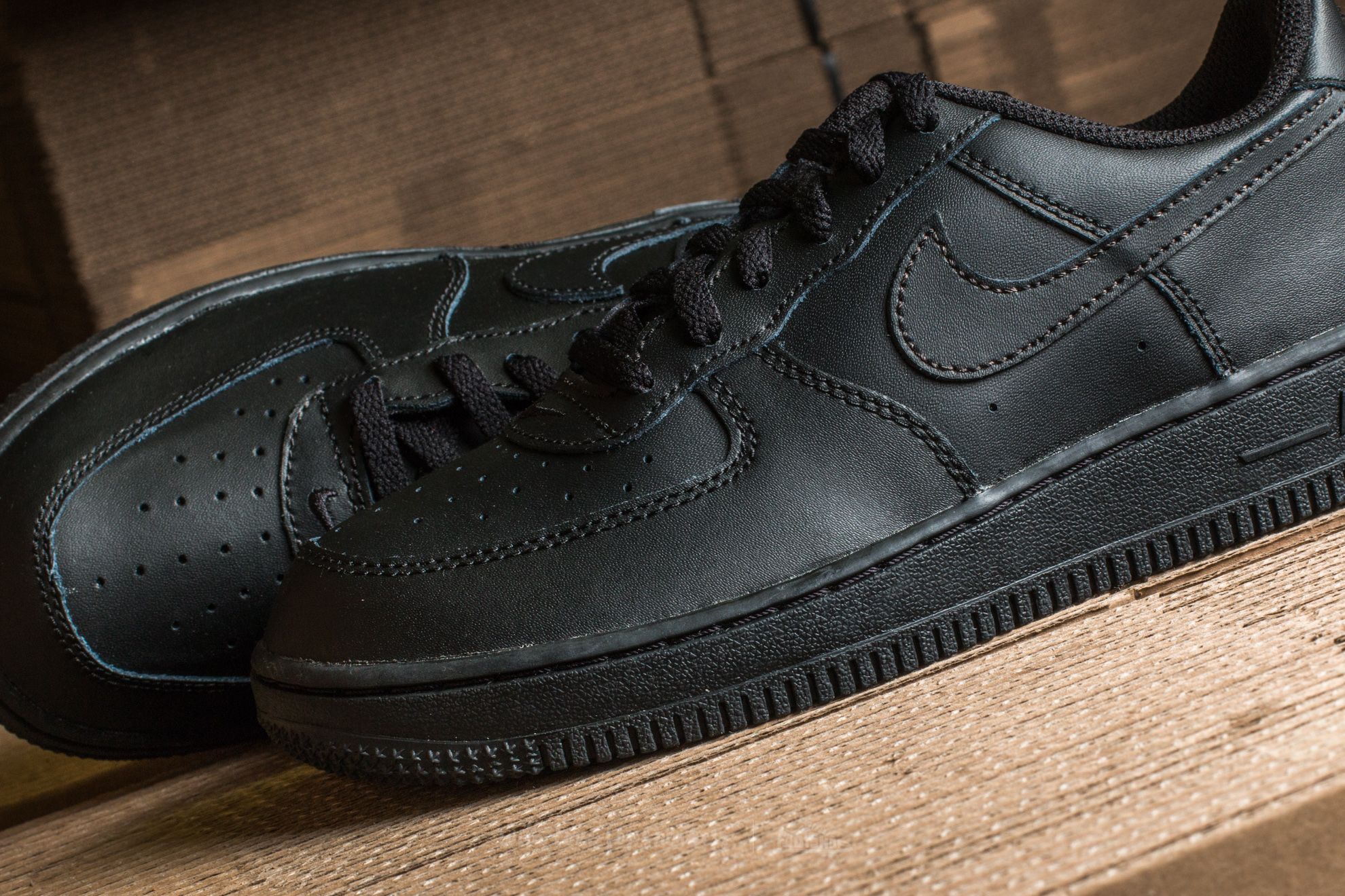 Lasten lenkkarit ja kengät Nike Force 1 (PS) Black/ Black-Black
