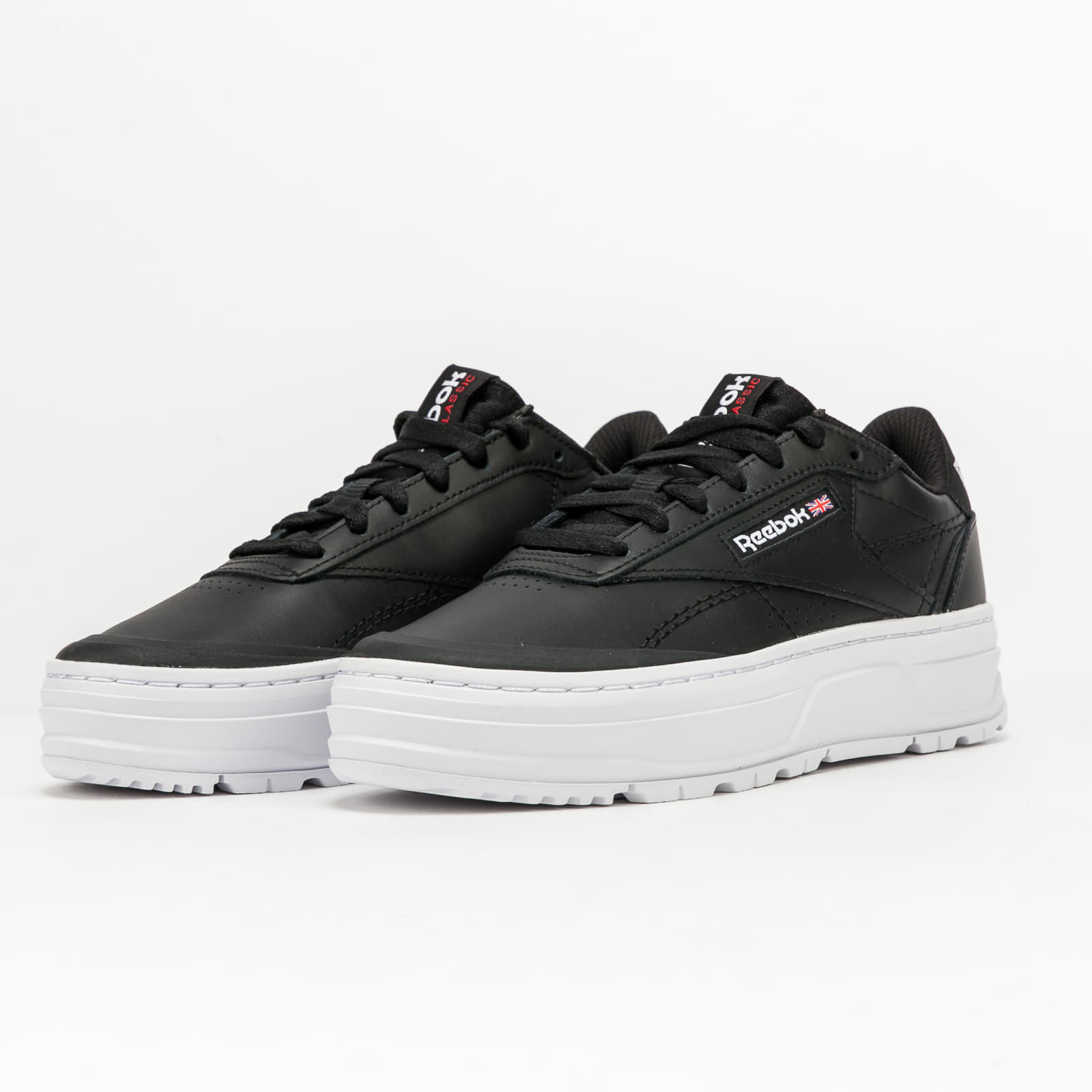 Zapatillas mujer Reebok Club C Double Geo Clback/ Cblack/ Ftwwht