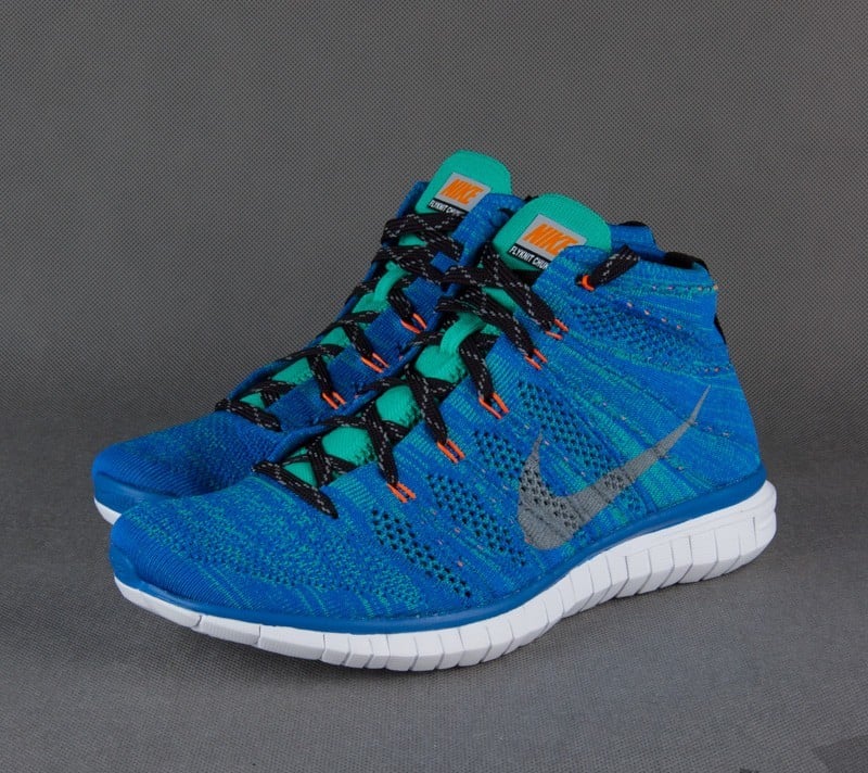 Nike free flyknit deals chukka game royal