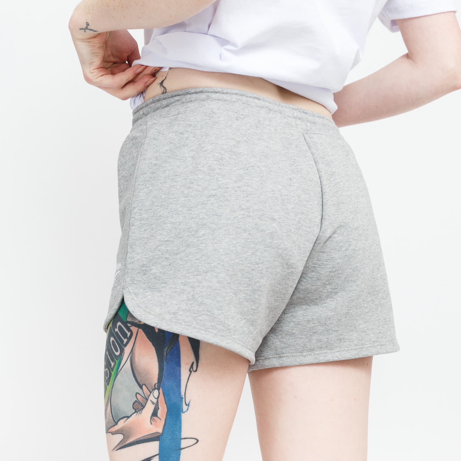 Calções Reebok RI French Terry Short Melange Gray