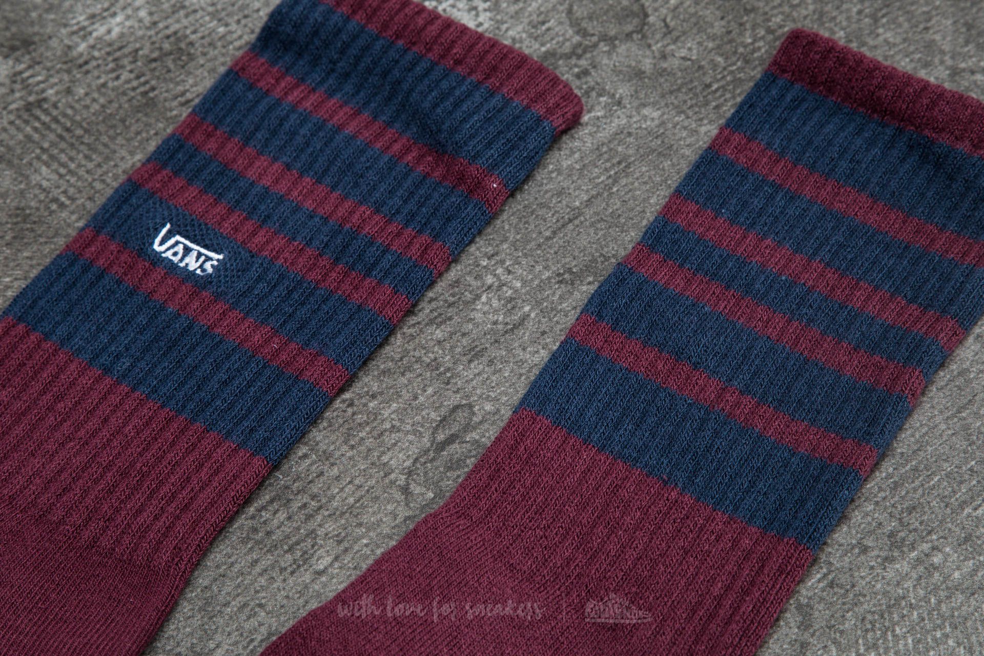 Nogavice  Vans Striped Crew Sock 1 Pair Port Royale