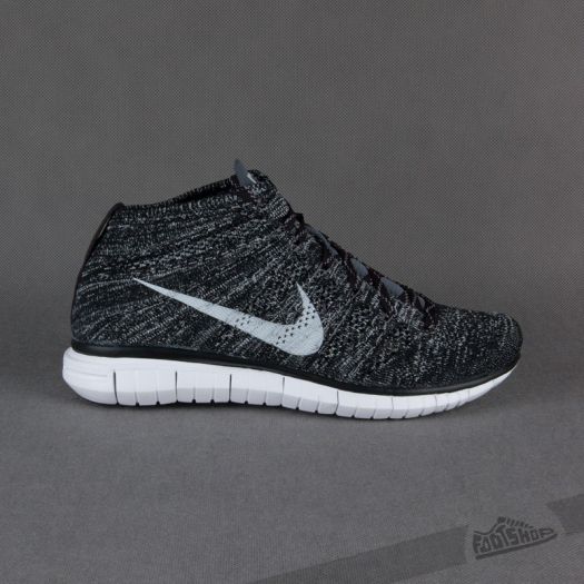 Schuhe Nike Free Flyknit Chukka Black Pure Platinum Footshop