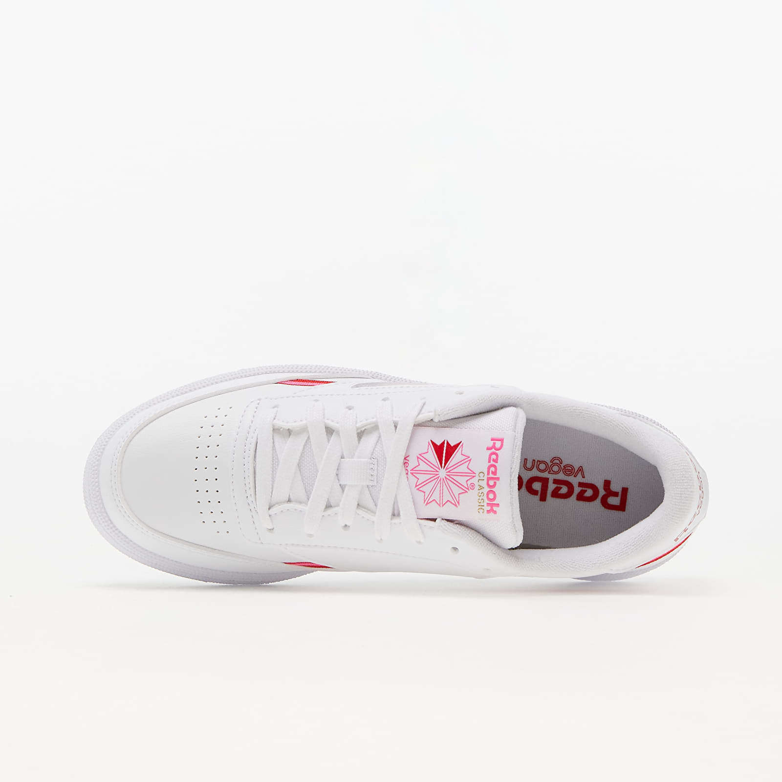 Ženske tenisice Reebok Club C 85 Vegan Ftwwht/ Atopnk/ Vecred