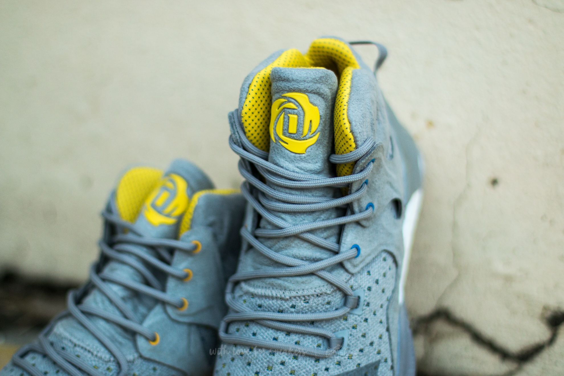 Men's shoes adidas Consortium x Sneakersnstuff D Rose 7 Primeknit Grey/ Core Yellow