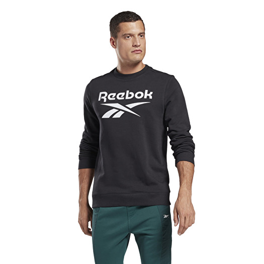 Hoodies and sweatshirts Reebok Identity Big Logo Crew Black Footshop