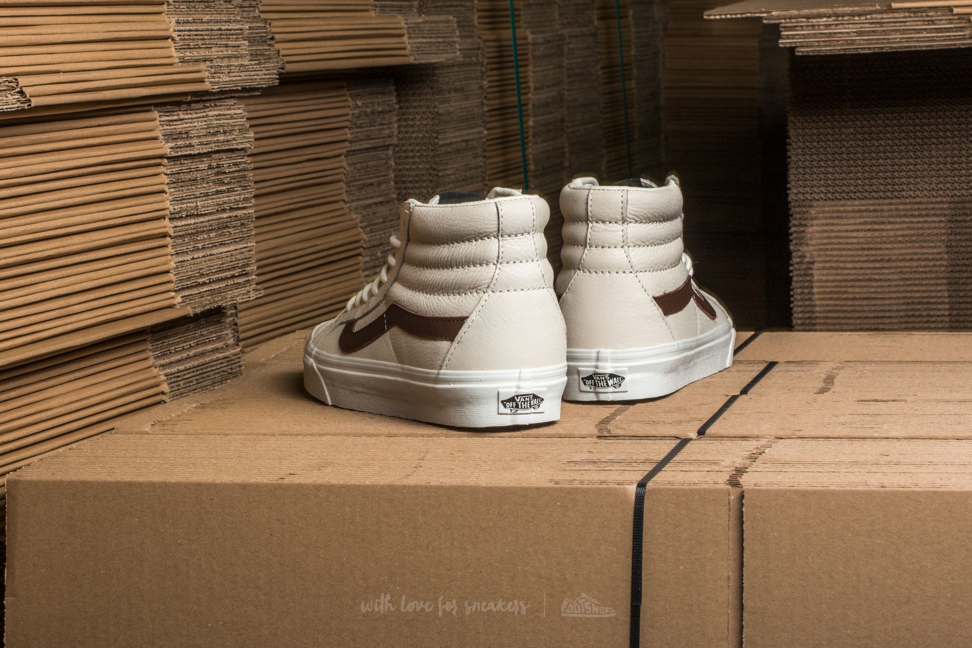 Cipele Vans Sk8-Hi Reissue (Leather) Blanc De Blanc/ Potting Soil