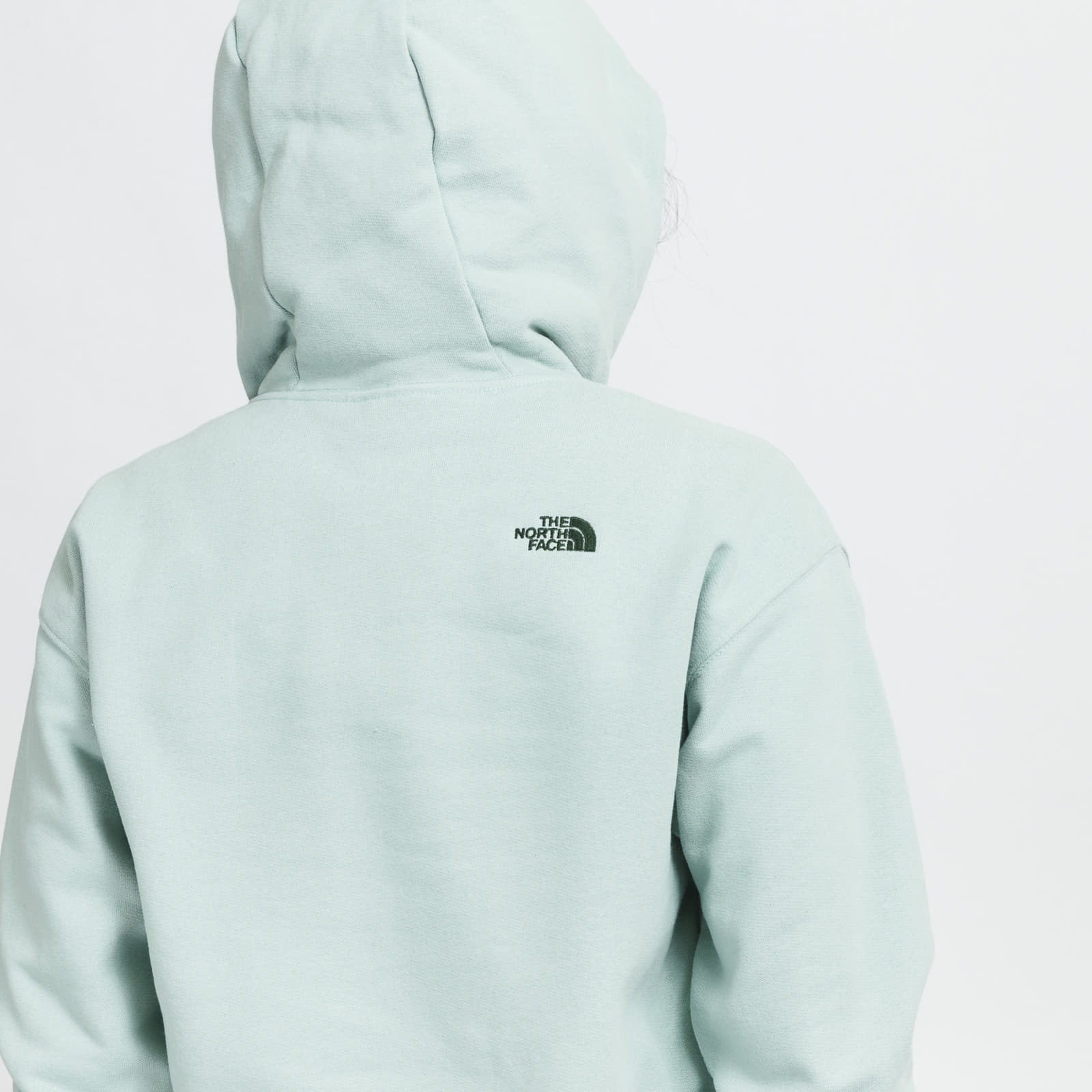 Mint green north face hoodie cheap