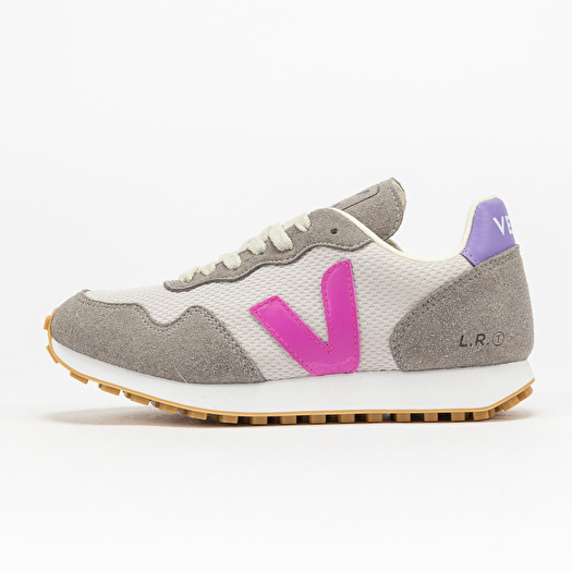 Veja Shoes Veja Grey And Pink Veja SDU J-Mesh Juta Ice Sneakers