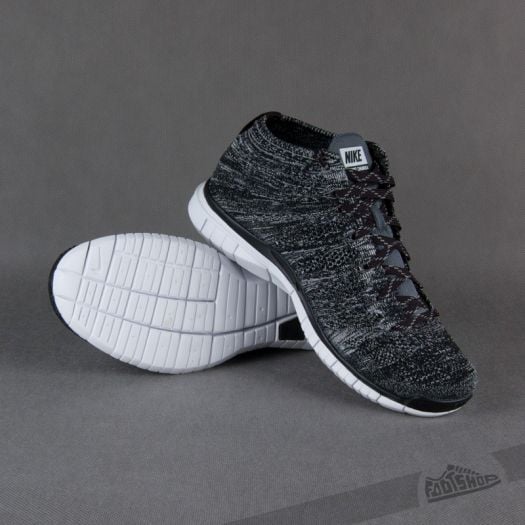 Chaussures Nike Free Flyknit Chukka Black Pure Platinum Footshop