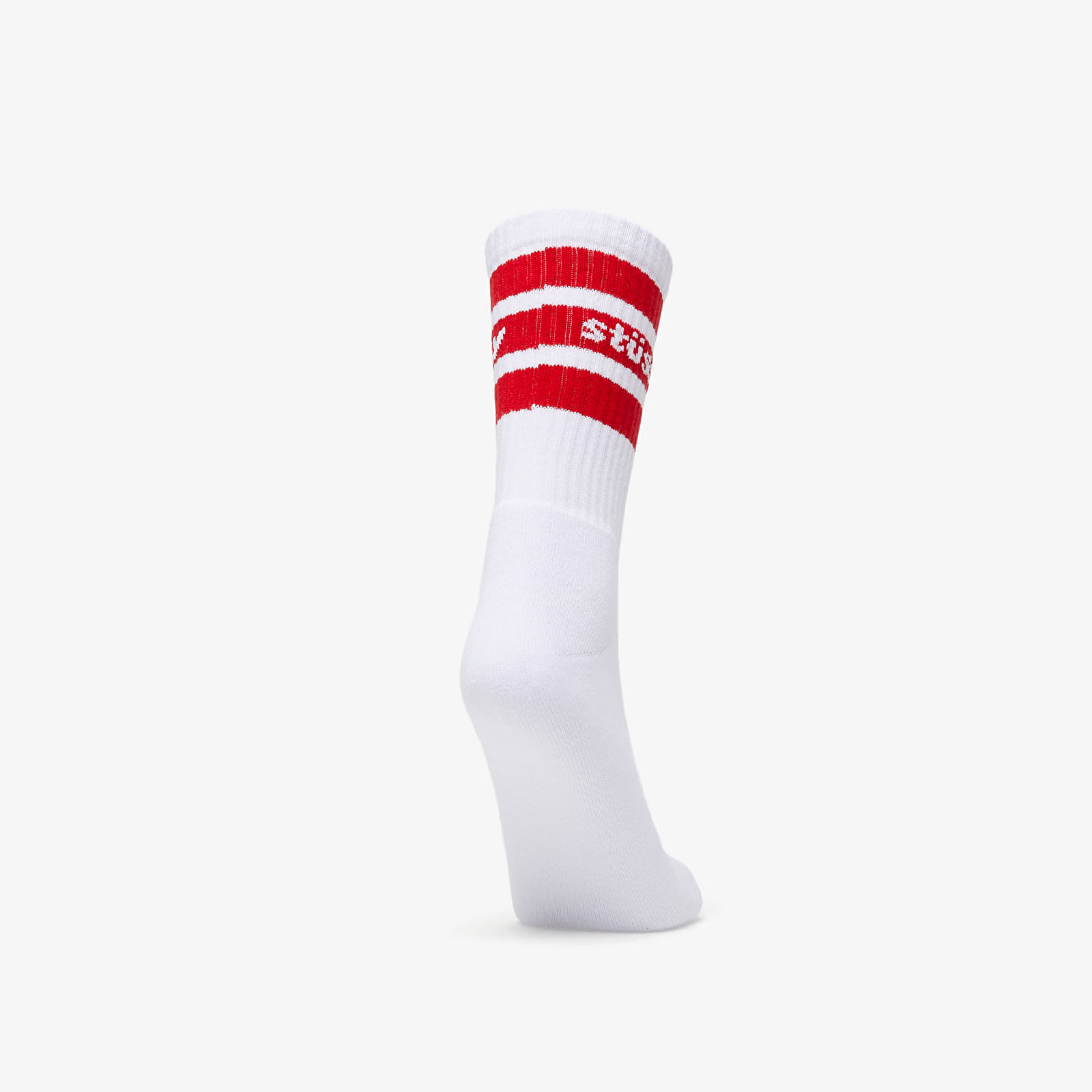 Socks Stüssy Stripe Crew Socks White/Red