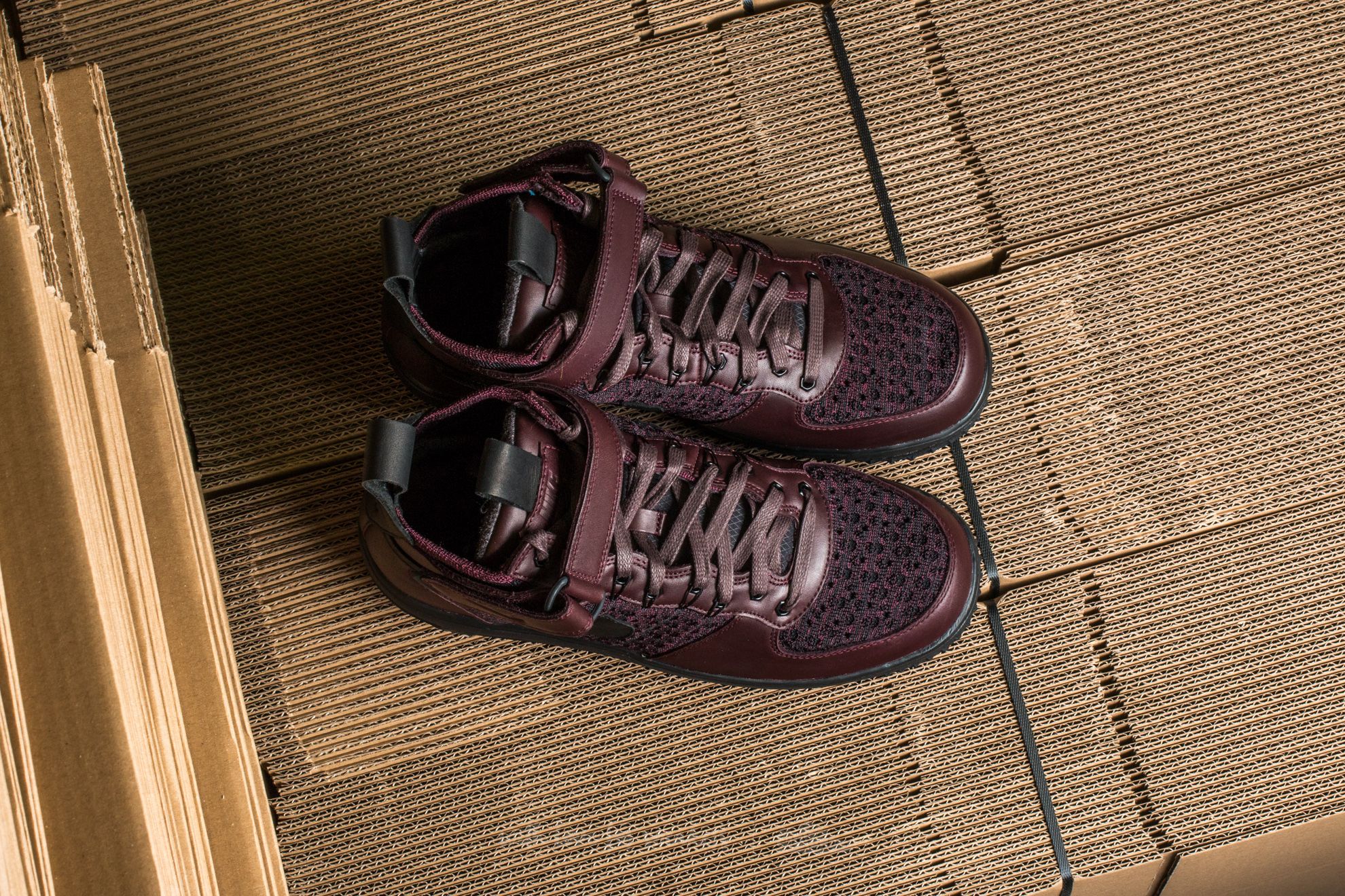 Pánské tenisky a boty Nike Lunar Force 1 Flyknit Workboot Deep Burgundy/ Black
