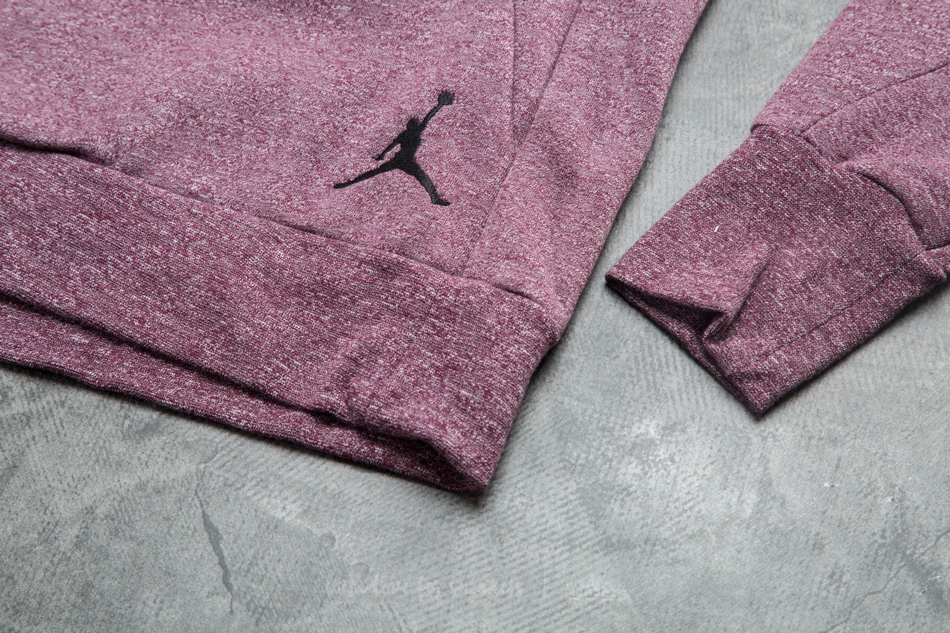 Hoodies and sweatshirts Jordan Icon Fleece Night Maroon Black