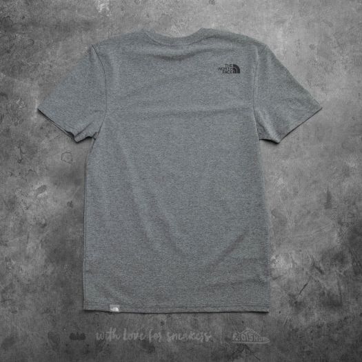 T shirts The North Face M Short Sleeve Simple Dome Tee Medium Heather Grey Footshop