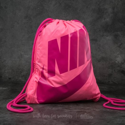 Nike heritage gymsack pink best sale