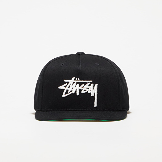 Caps Stüssy Big Stock Point Crown Cap Black (1311052 Black) | Footshop