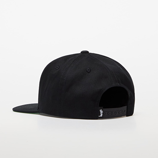 Kšiltovky Stüssy Big Stock Point Crown Cap Black | Footshop