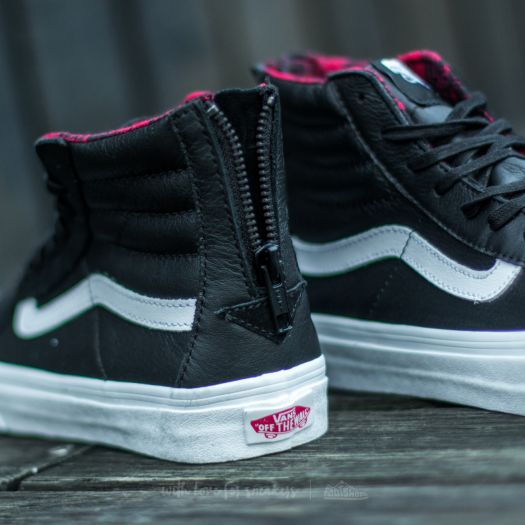 Vans sk8 hi slim zip black store