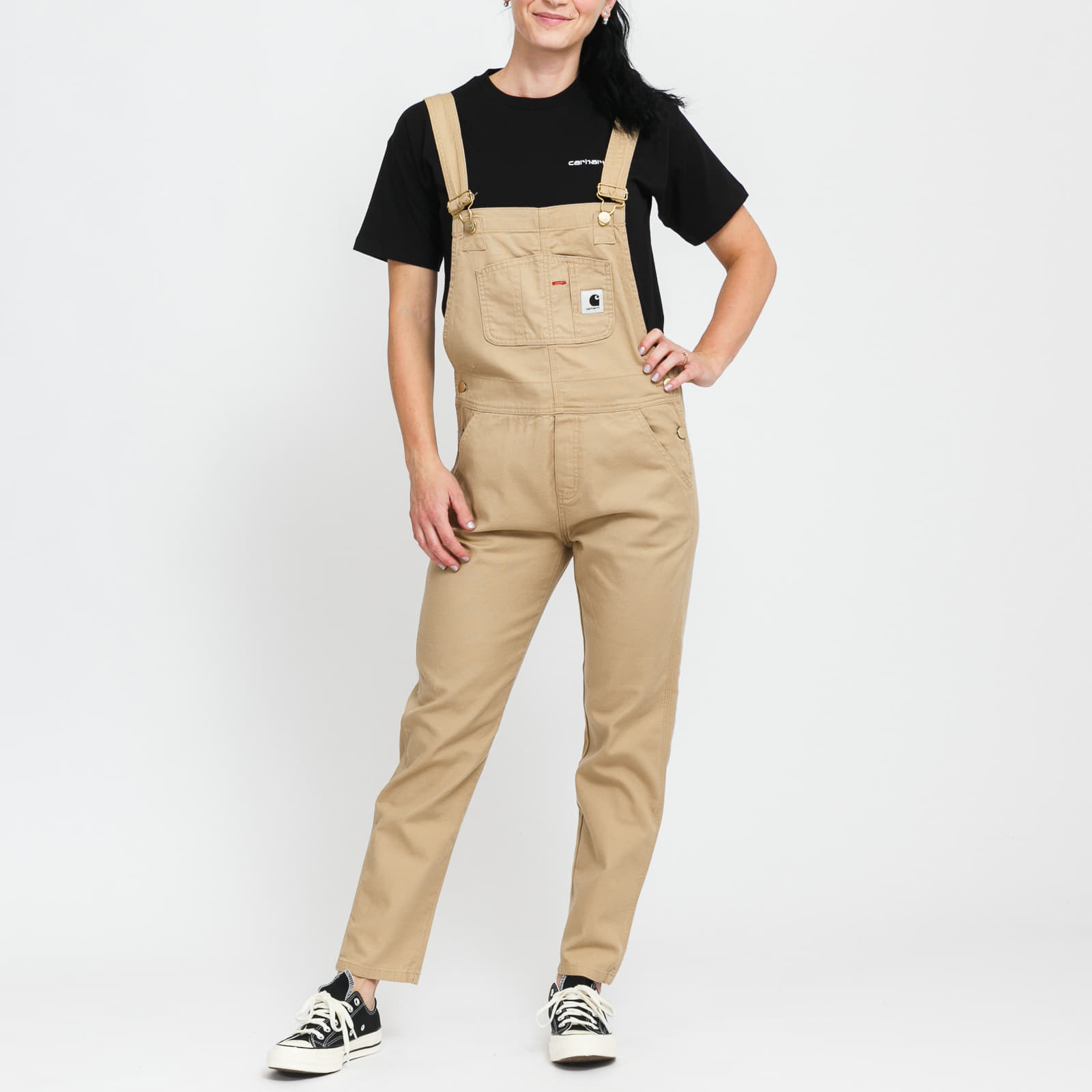 Spodnie Carhartt WIP W' Bib Overall Dusty H Brown