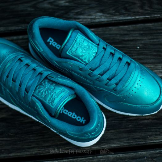 Zapatillas mujer Reebok Classic Leather Pearlized Emerald White