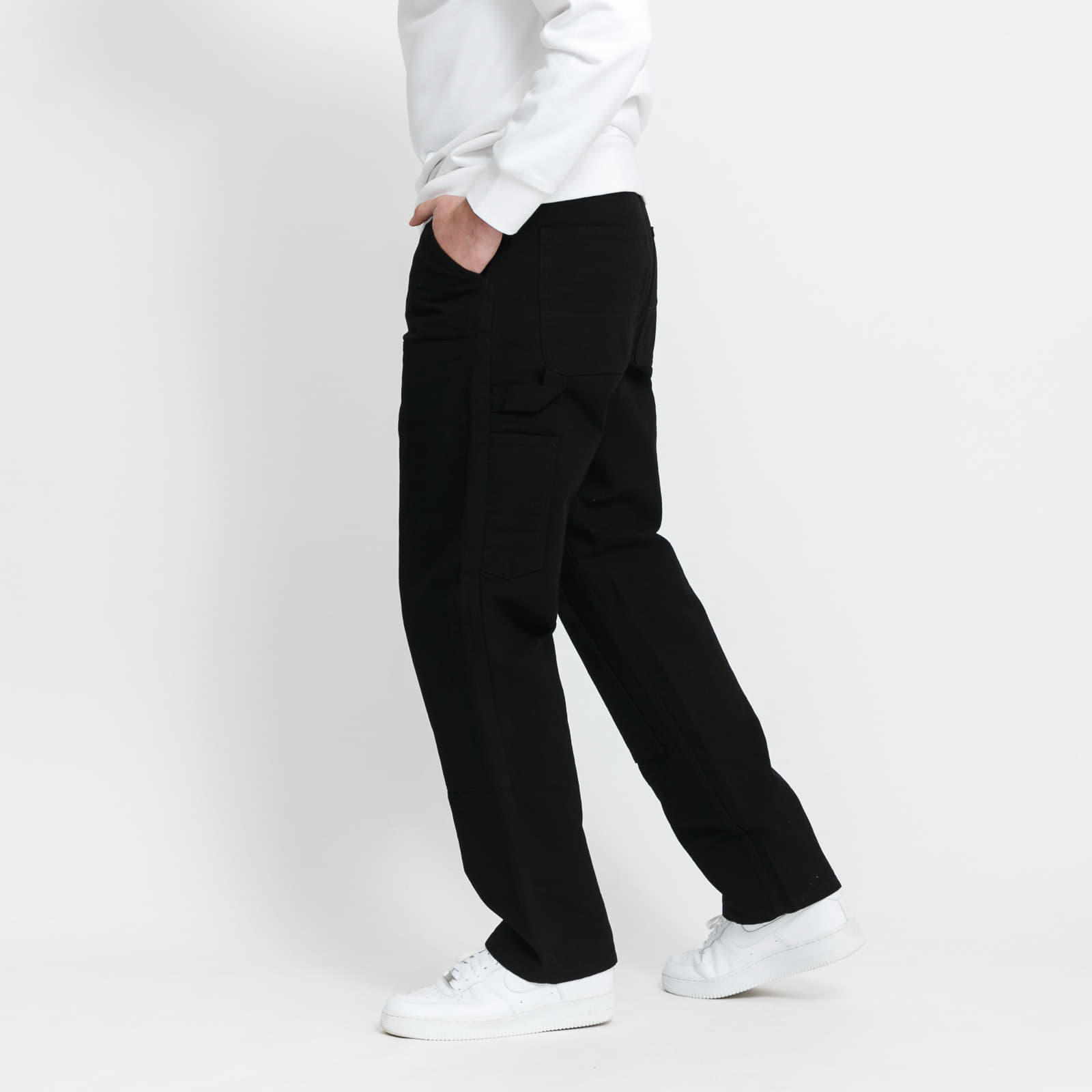 Nadrágok Carhartt WIP Double Knee Pant Black