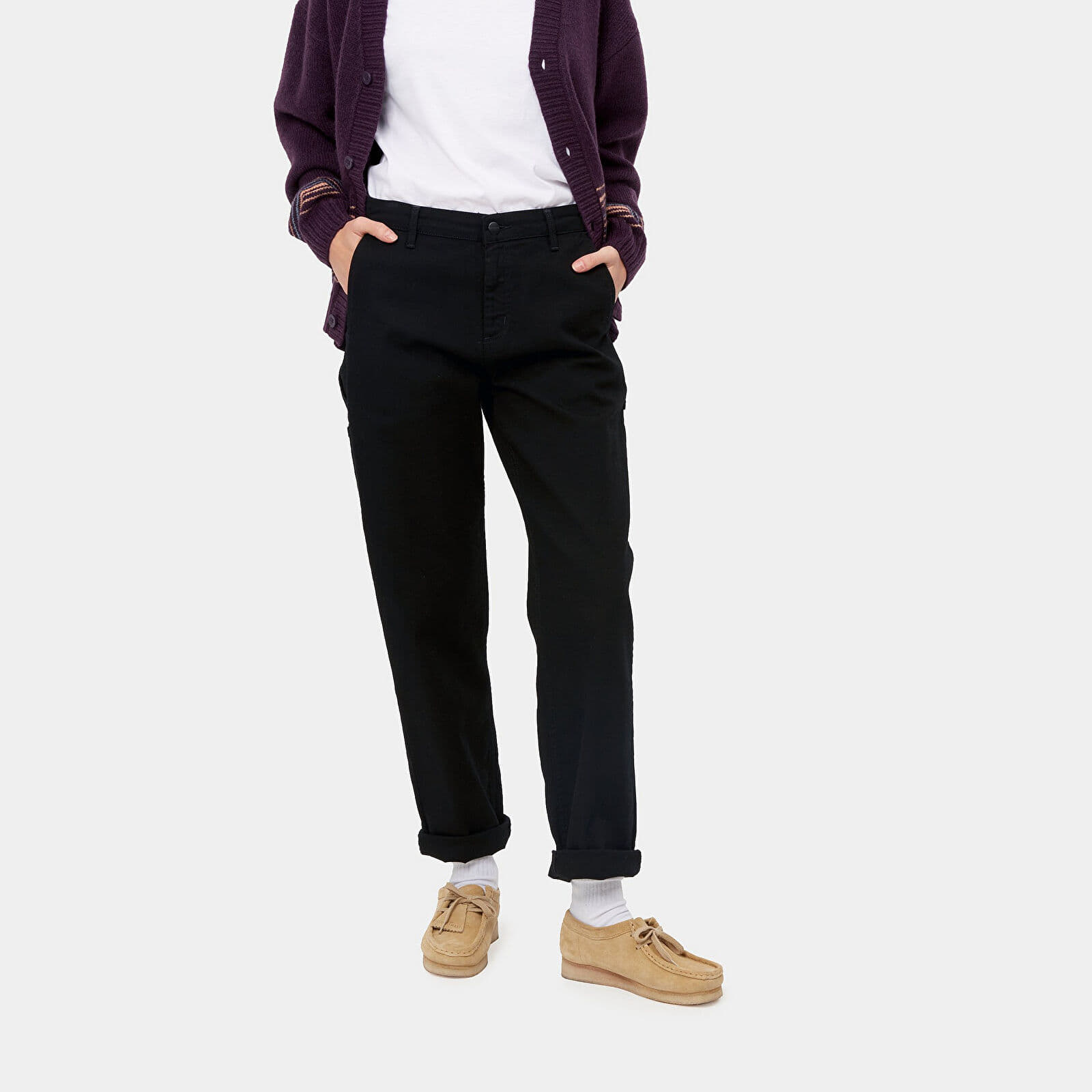 Bukser og jeans Carhartt WIP W' Pierce Pant Black