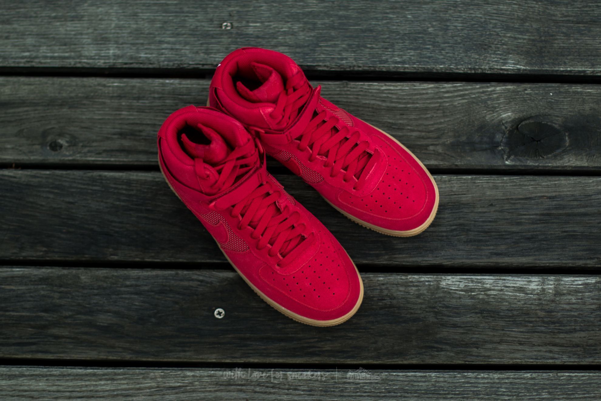 Men s shoes Nike Air Force 1 High 07 LV8 Gym Red Gym Red