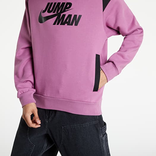 Sweatjacken und Sweatshirts Jordan Jumpman Fleece Crew Sweatshirt Purple Footshop