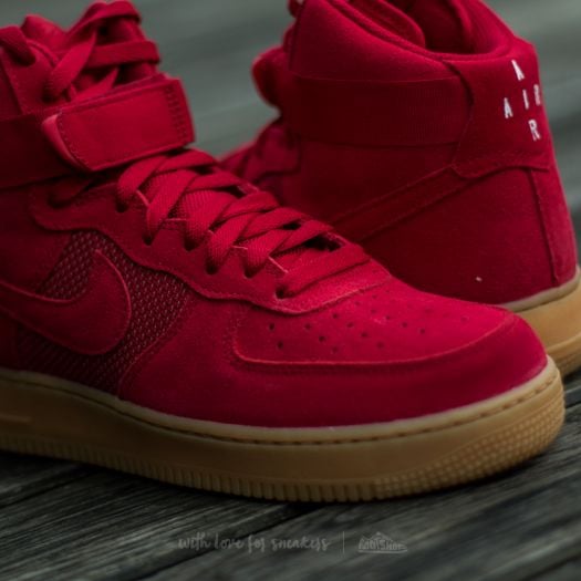 Nike air force hot sale 1 07 high red