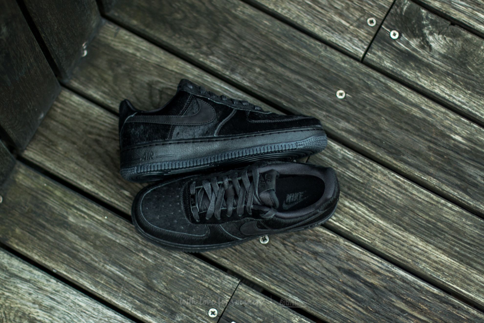 Scarpe donna Nike Wmns Air Force 1 ´07 Premium Black/ Black-Black