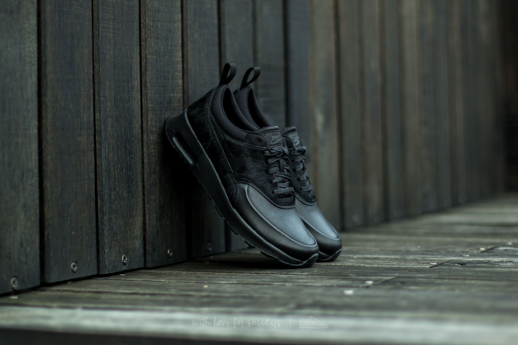 Nike airmax thea premium black store