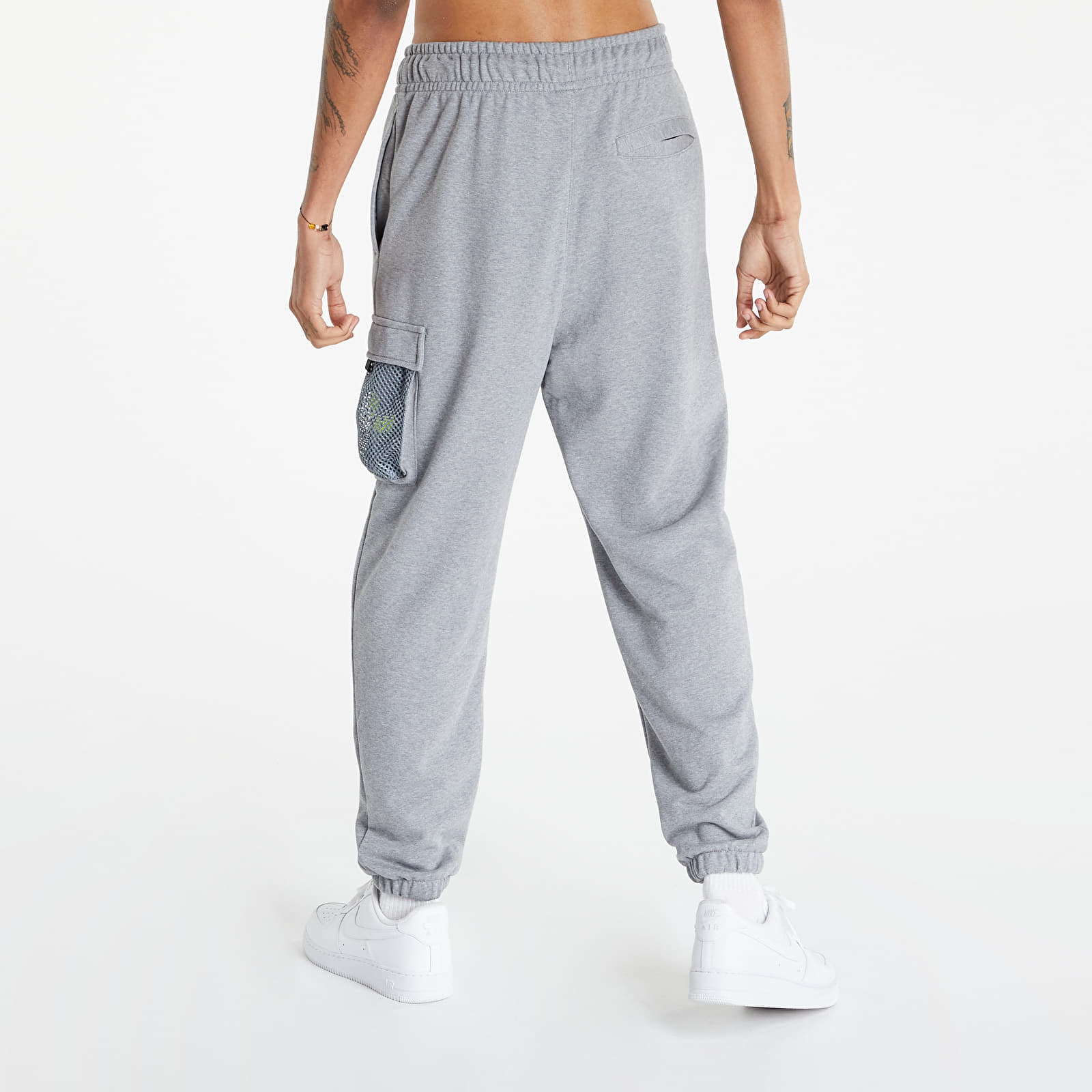 Pantaloni și blugi Jordan Jumpman Fleece Pant Carbon Heather/ Volt