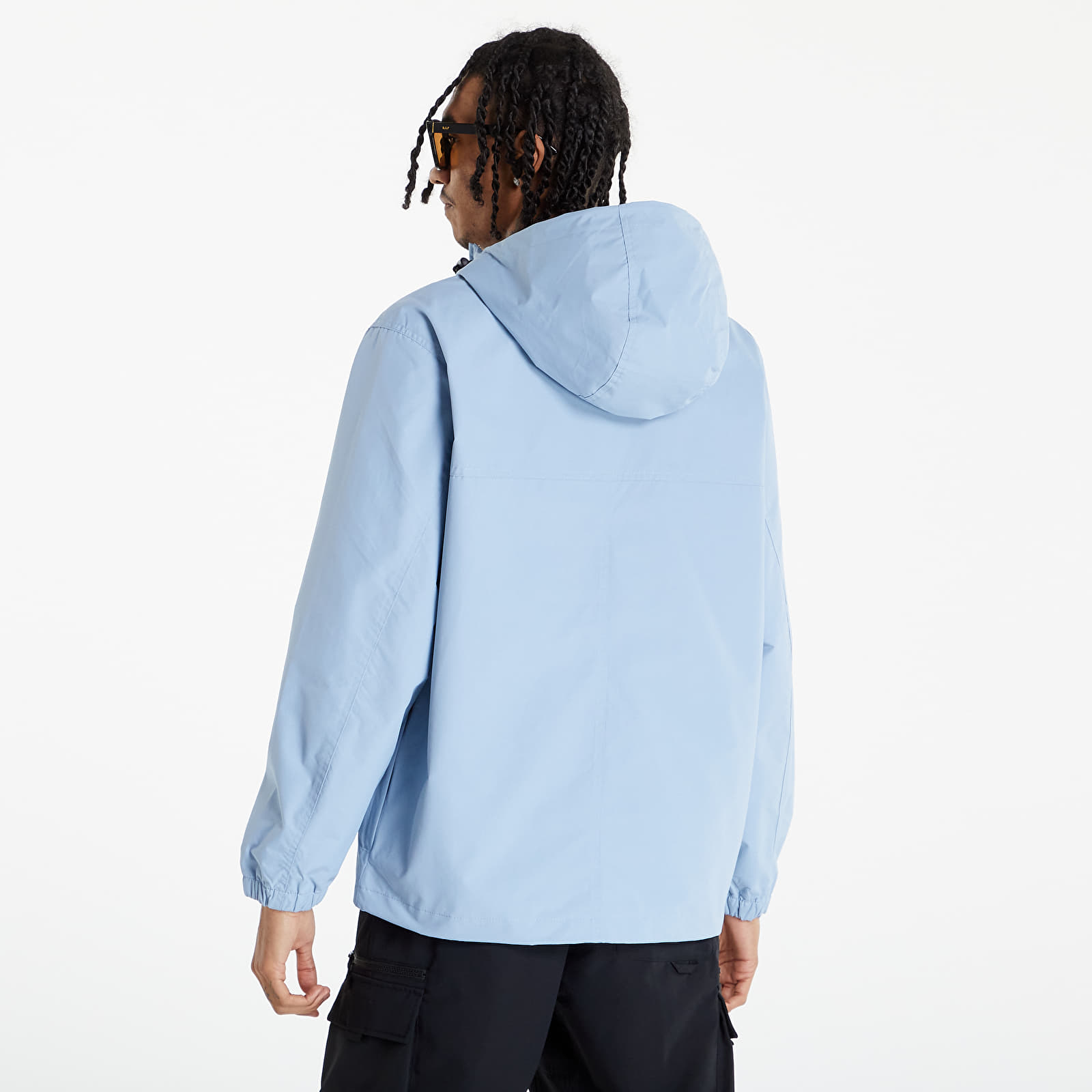 Casacos Carhartt WIP Windbreaker Pullover Frosted Blue/ Black 