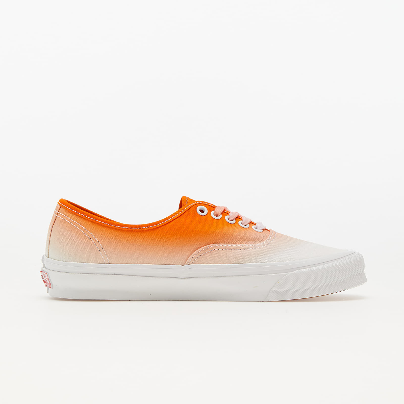 Orange & white vans top