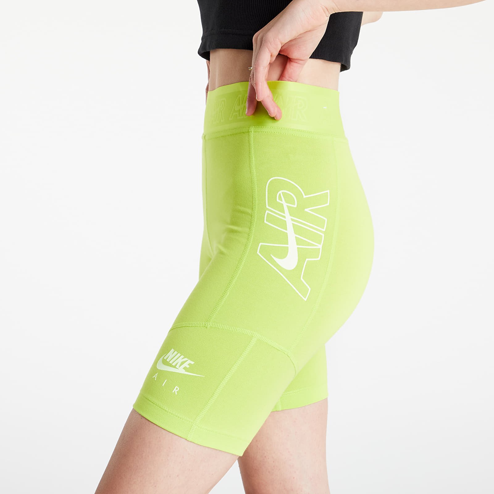 Pantaloni scurți Nike Sportswear Air Bike Shorts Atomic Green/ Limelight/ Barely Volt