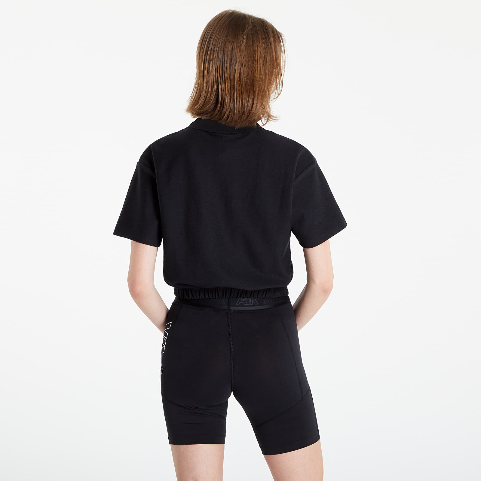 Pólók Nike Sportswear Air Pique Polo Black/ White